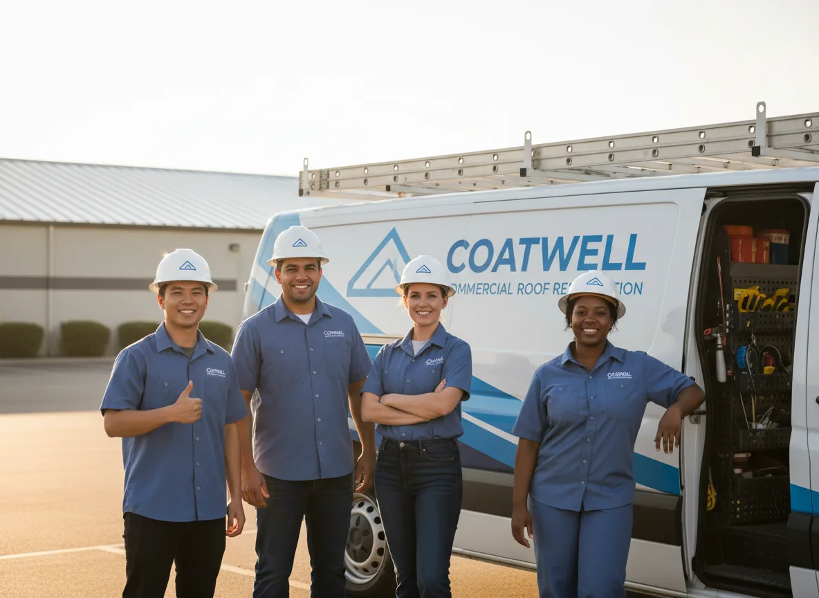 Commercial roof coating company in Blue Grass, IA